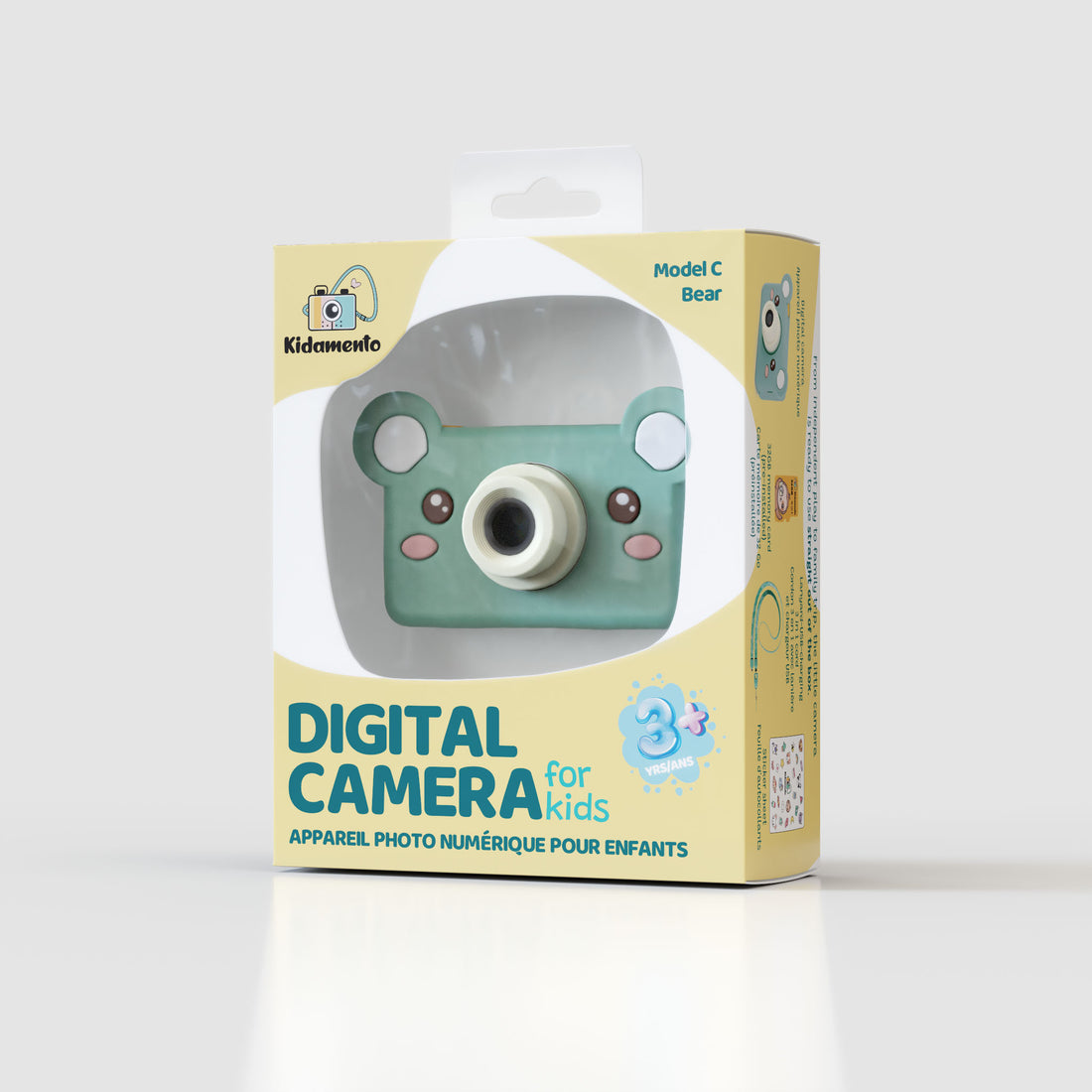 front packaging model c mikayo the bear camera