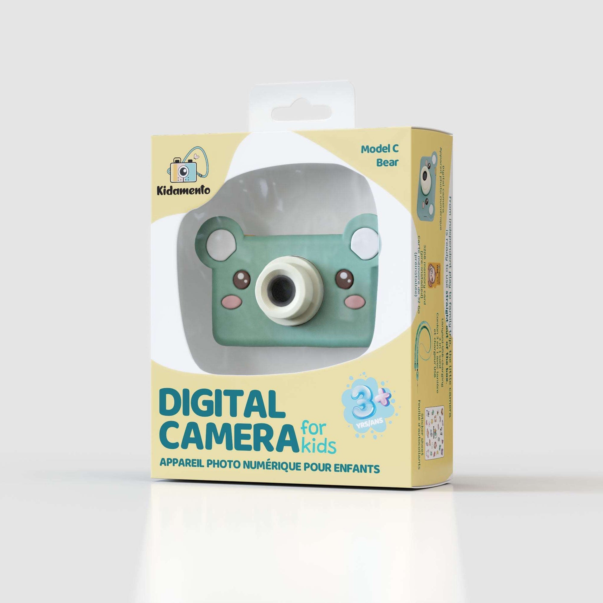 front packaging model c mikayo the bear camera