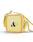 kidamento camera case bag for children 3 years and up yellow bee side look