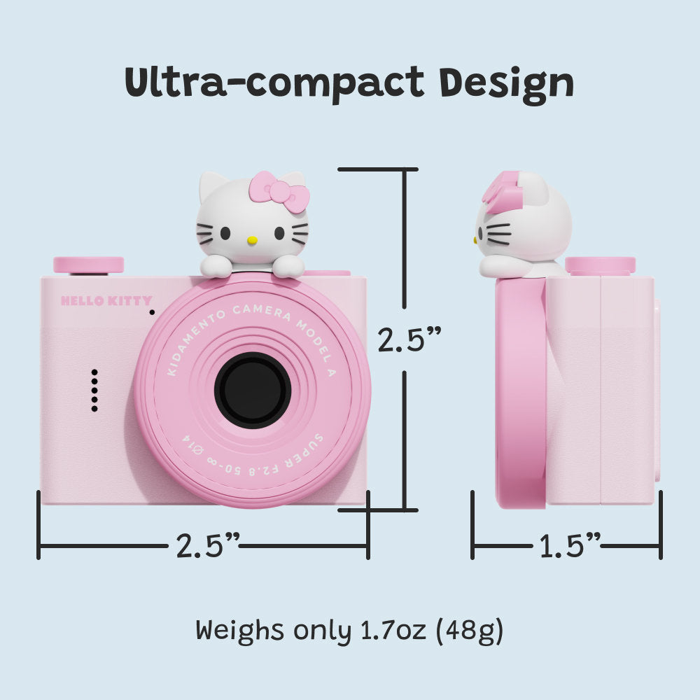 the size of model a camera