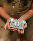 boy hands holding kids camera