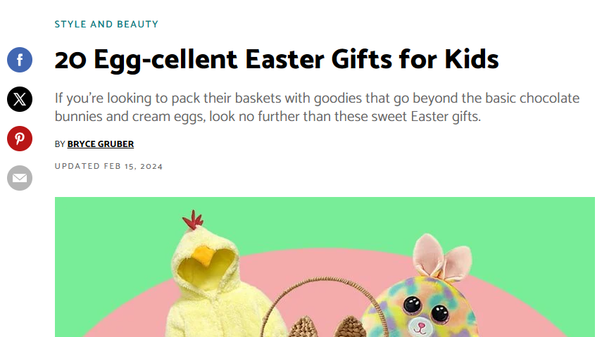 20 Egg-cellent Easter Gifts for Kids