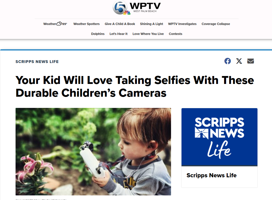 Your Kid Will Love Taking Selfies With These Durable Children’s Cameras