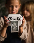 kidamento model p koko the panda two girls hold instant print camera pictures