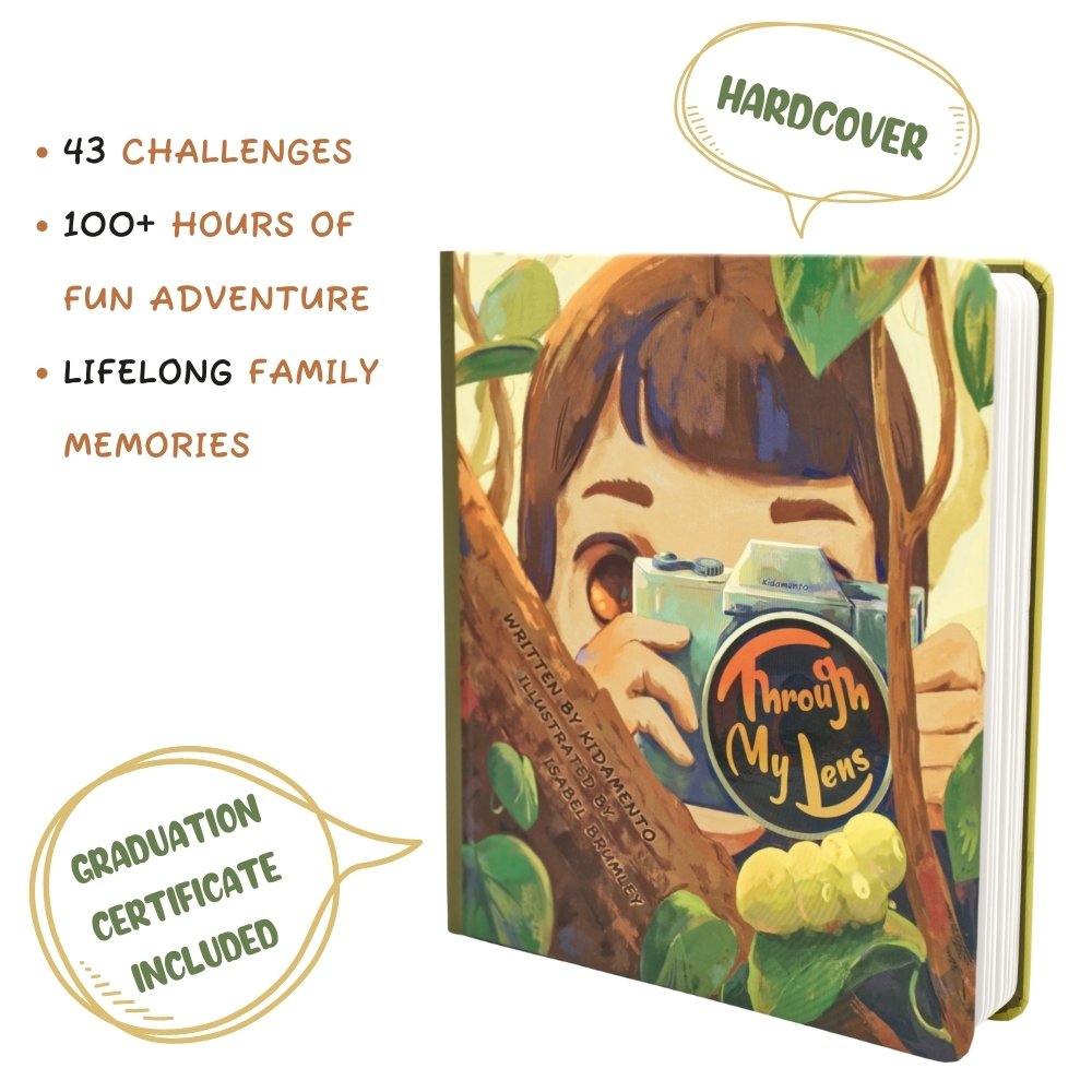 through my lens sprout edition hardcover book 43 challenges 100 plus hours of fun adventure lifelong family memories 